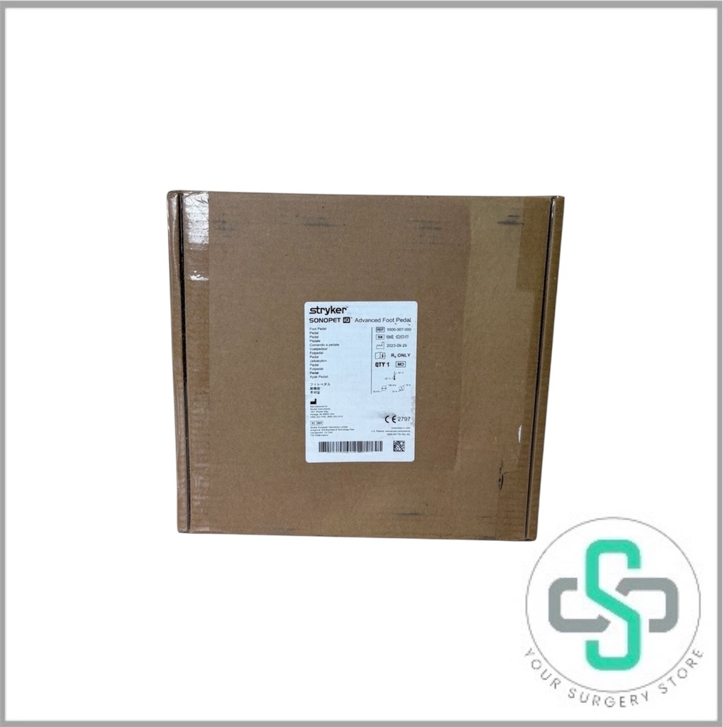 5500-007-000 - STYRKER SONOPET IQ ADVANCED FOOT PEDAL-WIRED (NEW)