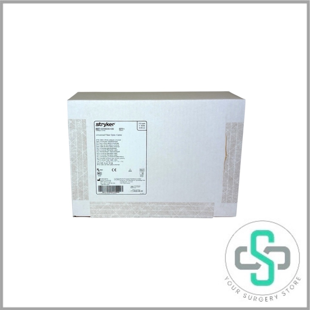 233-035-100 - STRYKER UNIVERSAL FIBER OPTIC CABLE (NEW)