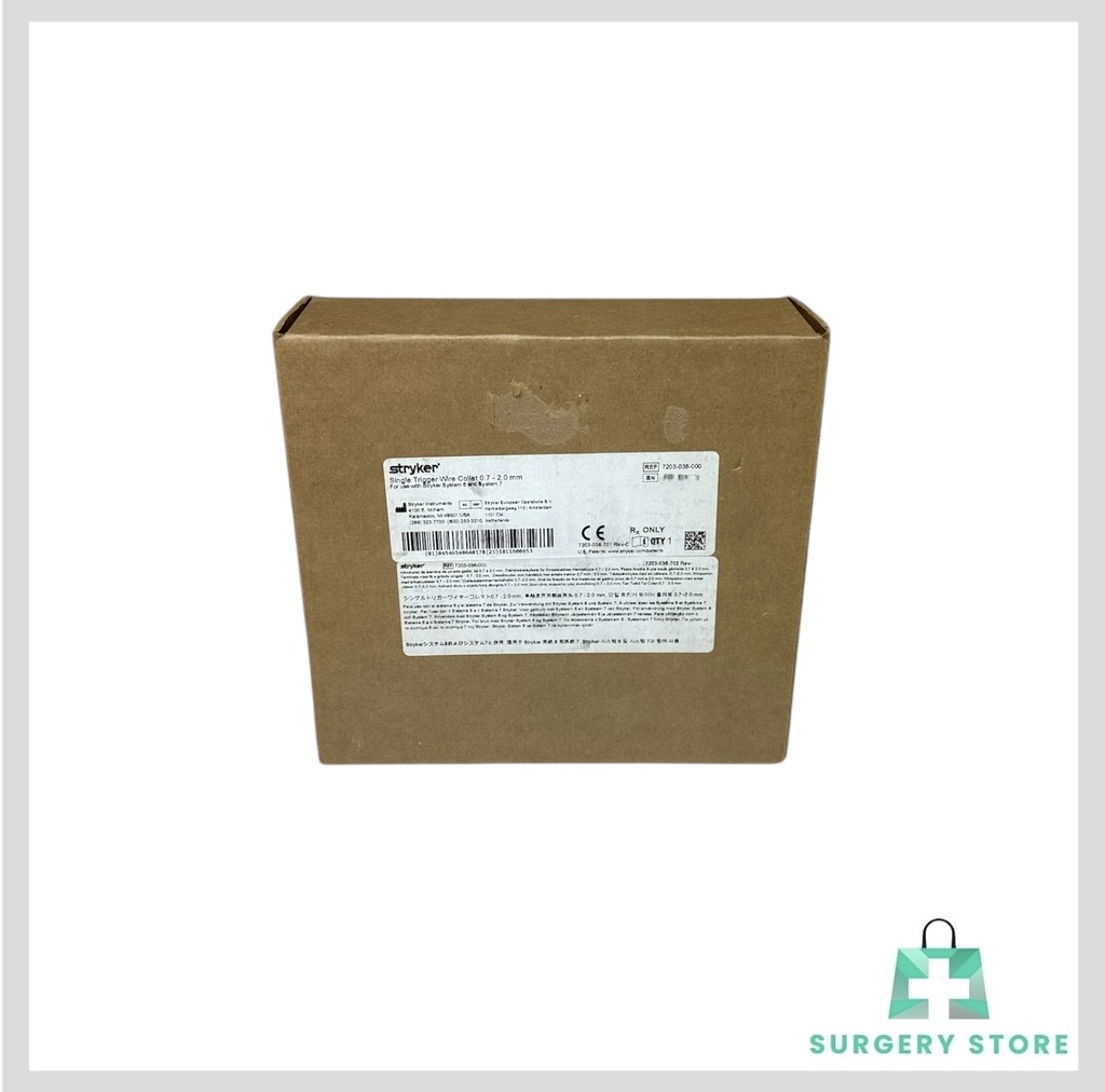 7203-036-000 - STRYKER SINGLE TRIGGER WIRE COLLET (0.7MM-1.8MM) (NEW)