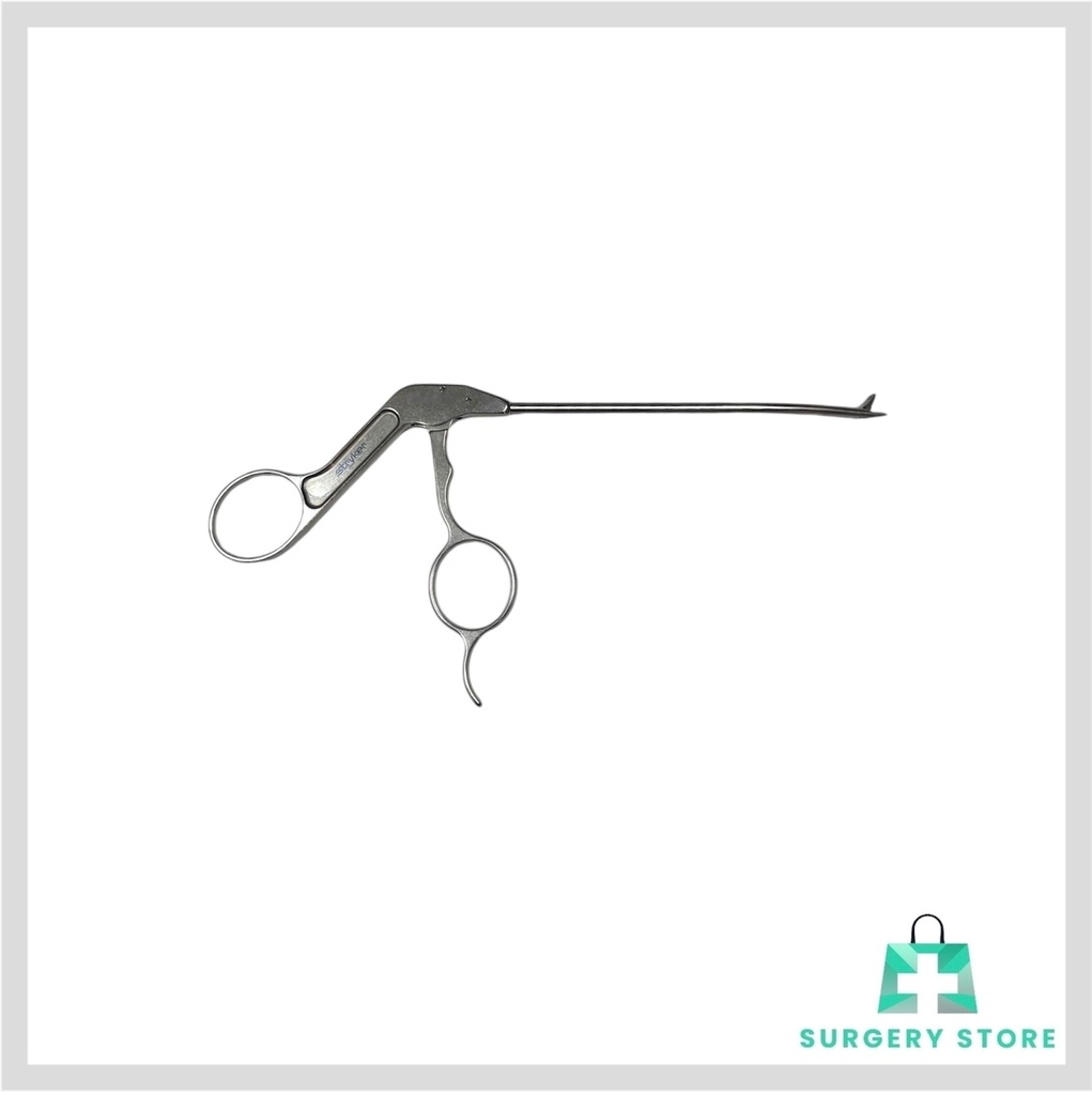 300-034-302 - STRYKER CONQUEST ARTHROSCOPIC MANUAL INSTRUMENT: SCOOP JAW PUNCH, 30 DEGREE LEFT, 3.4MM (USED)