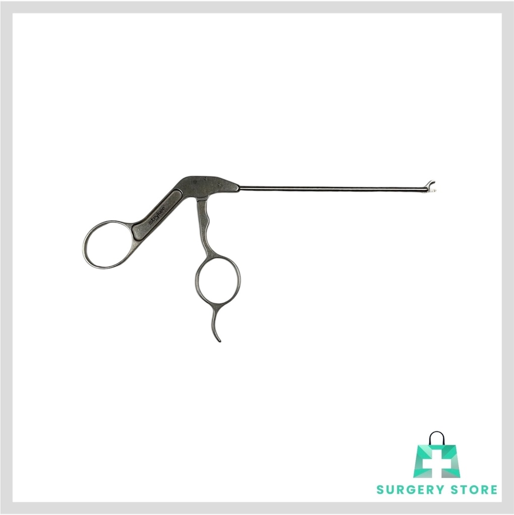 300-034-600 - STRYKER CONQUEST ARTHROSCOPIC MANUAL INSTRUMENT: HOOK SCISSORS STRAIGHT, 3.4MM (USED)