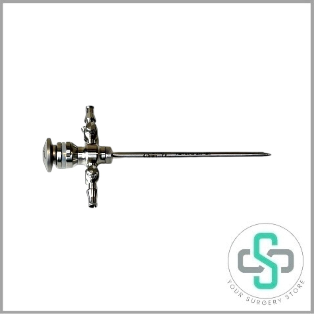 343-331-450 - STRYKER 4.0MM CANNULA, 2 ROTATING STOPCOCKS, SPEED-LOCK (USED)