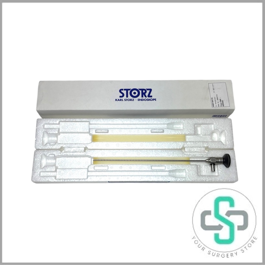 28007FA - KARL STORZ HOPKINS II CYSTOSCOPE, 3.3MM 45 DEGREE, AUTOCLAVABLE (CPO)