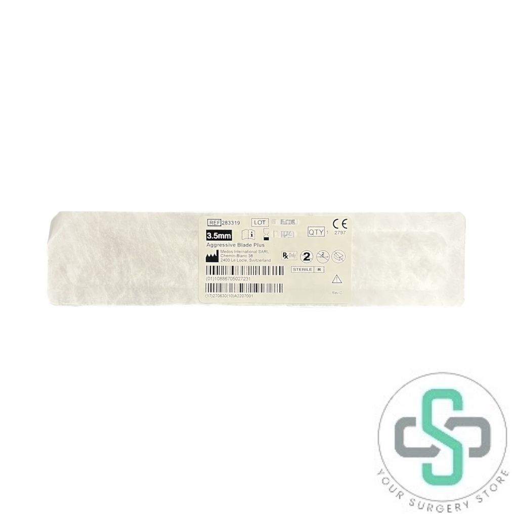283319 - DEPUY MITEK AGGRESSIVE BLADE PLUS, 3.5MM