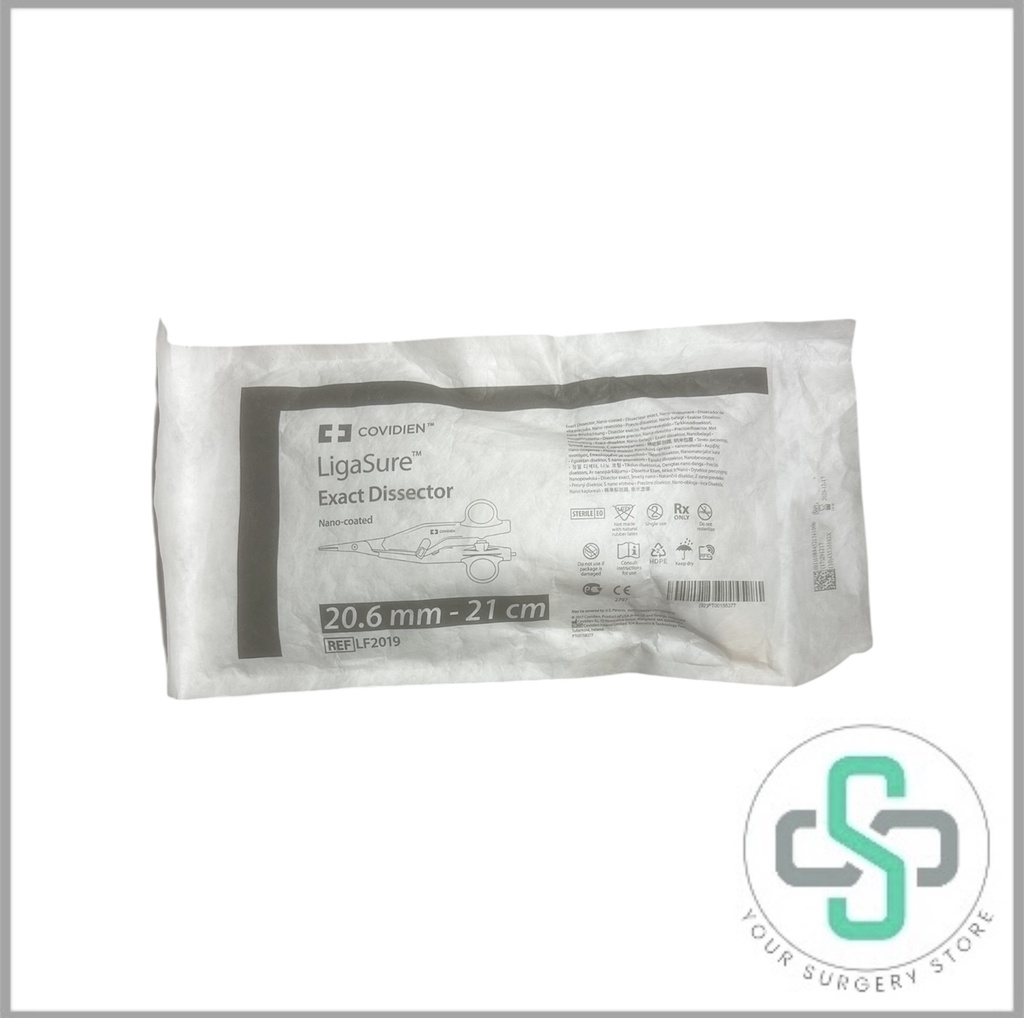 LF2019 - COVIDIEN LIGASURE EXACT DISSECTOR, NANO-COATED, 20.6MM - 21CM 