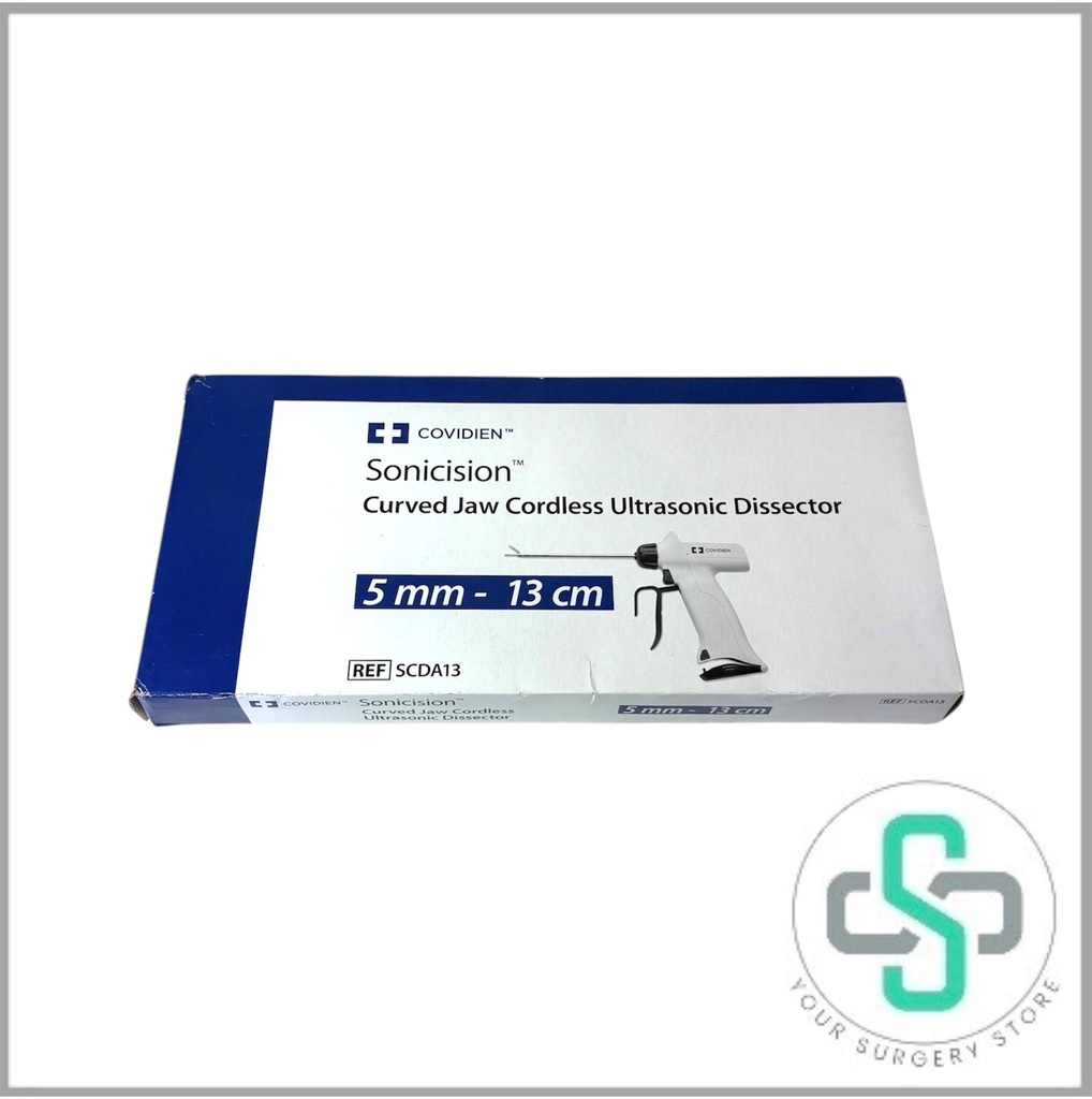 SCDA13 - COVIDIEN SONICISION CURVED JAW CORLDLESS ULTRASONIC DISSECTOR, 5MM - 13CM