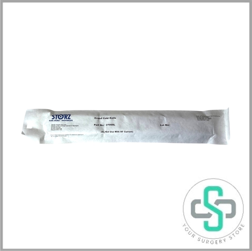 27069L - KARL STORZ ROUND COLD KNIFE 