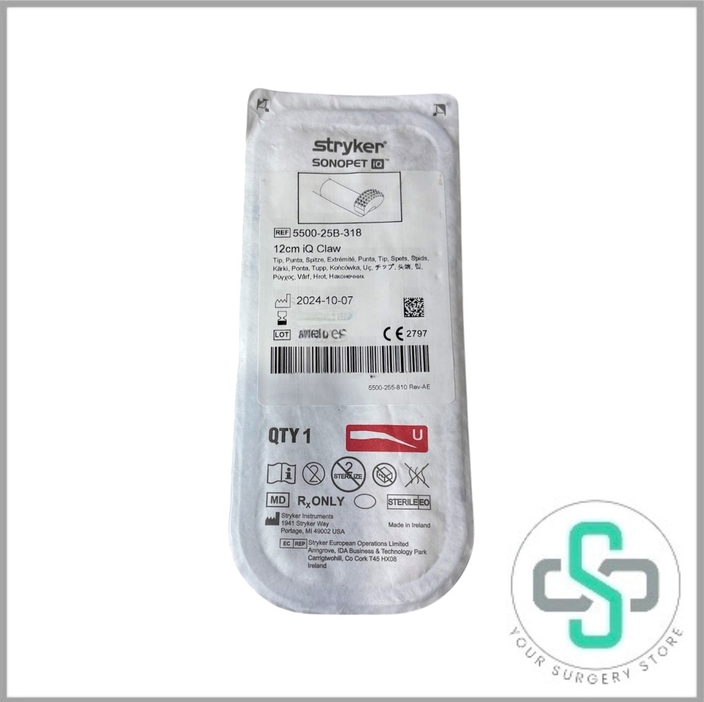 5500-25B-318 - STRYKER SONOPET IQ CLAW, 12CM 