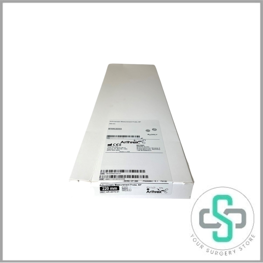 AR-4070-01 - ARTHREX ARTHROSCOPIC MEASUREMENT PROBE, 60 DEGREE, 220MM 