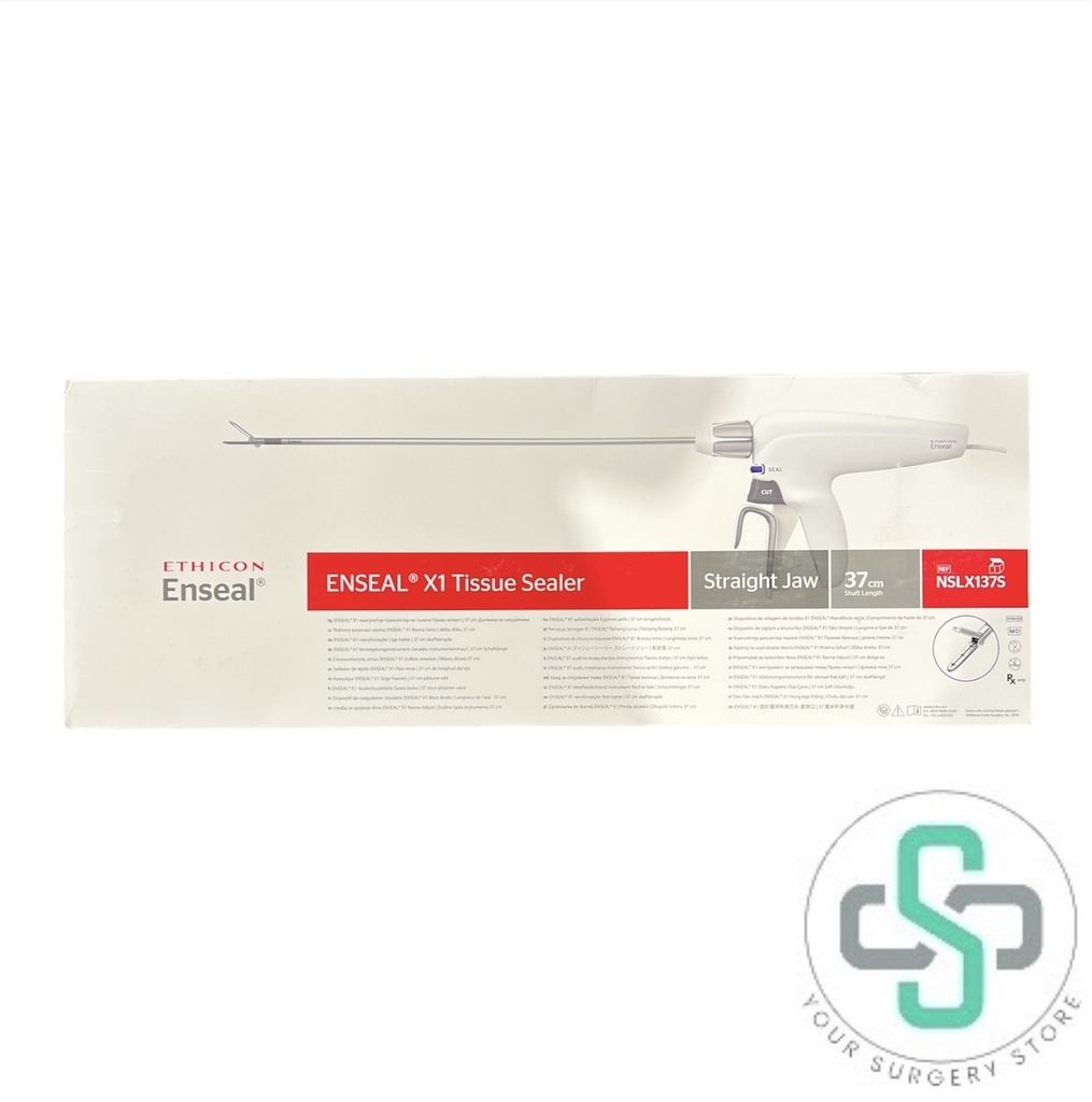 NSLX137S - ETHICON ENSEAL X1 STRAIGHT JAW ADVANCED BIPOLAR TISSUE SEALER, 37CM, STRAIGHT TIP