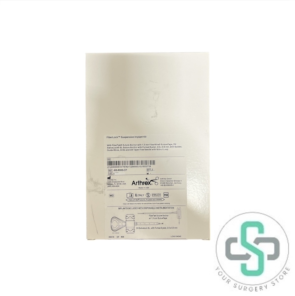 AR-8988-CP - ARTHREX FIBERLOCK SUSPENSION IMPLANT KIT