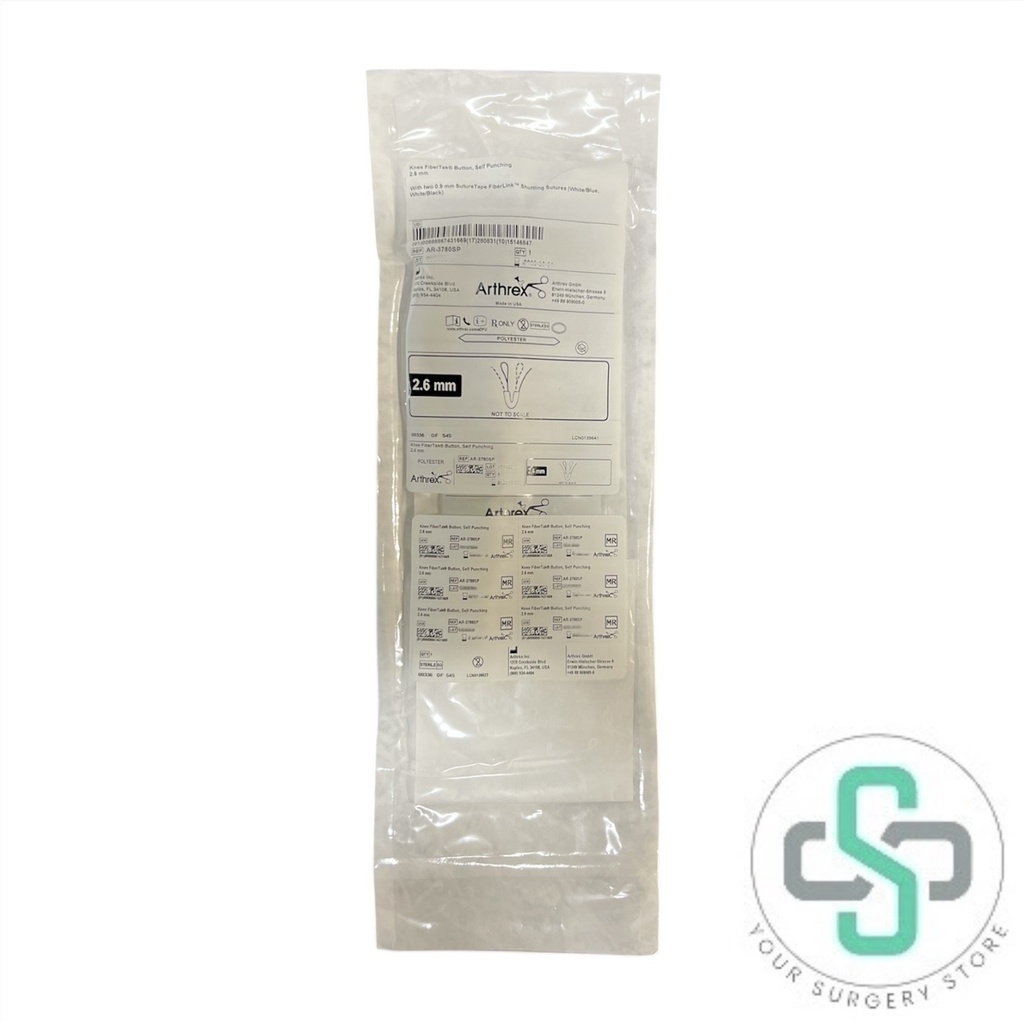 AR-3780SP - ARTHREX KNEE FIBERTAK BUTTON, SELF PUNCHING