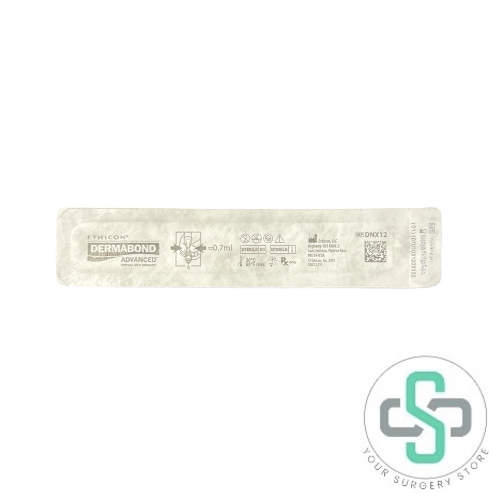  DNX12 (EACH) - ETHICON DERMABOND ADVANCED TOPICAL SKIN ADHESIVE, 0.7ML (EACH)