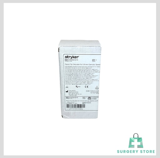 [747-031-510 (New)] 747-031-510 - STRYKER PENCIL-TIP OBTURATOR FOR 5.8MM CANNULA, SPEED-LOCK (NEW)