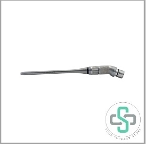 [5407-120-482 (Used)] 5407-120-482 - STRYKER SIGNATURE ELITE ANGLED ATTACHMENT, 14CM, BLACK (USED)