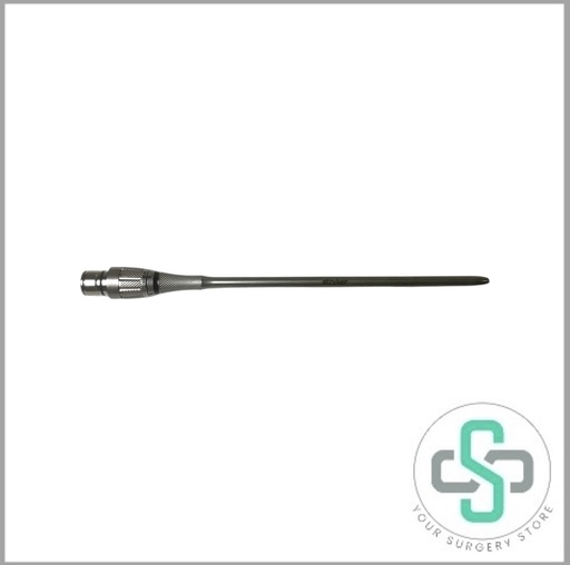 [5407-120-490 (Used)] 5407-120-490 - STRYKER SIGNATURE ELITE STRAIGHT ATTACHMENT, 20CM, BLACK (USED)