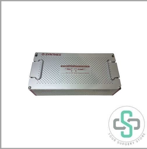 [LCP SMALL FRAGMENT LOCKING INSTRUMENT & IMPLANT SET, STAINLESS STEEL (USED)] SYNTHES - LCP SMALL FRAGMENT LOCKING INSTRUMENT & IMPLANT SET, STAINLESS STEEL (USED)