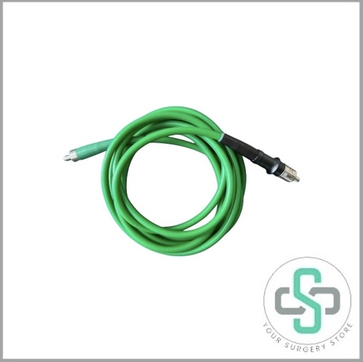 [233-050-400 (Used)] 233-050-400 - STRYKER AIM FIBEROPTIC LIGHT CABLE, 5MMX10FT, GREEN (USED)