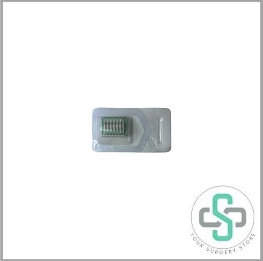 [003200] 003200 - TELEFLEX WECK HORIZON TITANIUM CLIPS WITH ADHESIVE BACKING, 6 MEDIUM-LARGE (GREEN) 