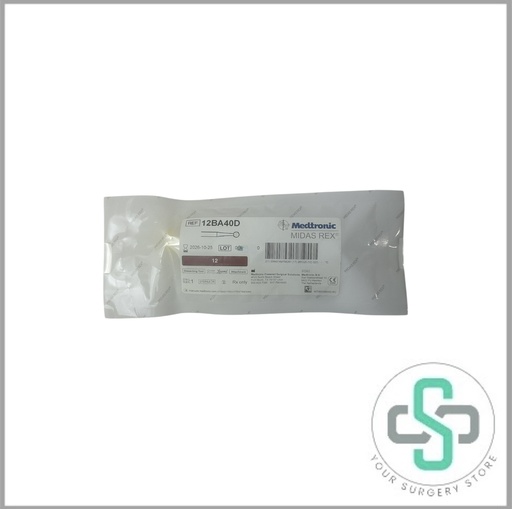[12BA40D] 12BA40D - MEDTRONIC MIDAS REX 12 DISSECTING TOOL (BURGANDY) 