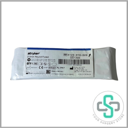 [5120-010-020] 5120-010-020 - STRYKER 2.0MM ROUND FLUTED 