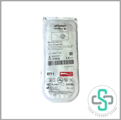 [5500-25B-312] 5500-25B-312 - STRYKER 12CM IQ APEX 360 TIP 