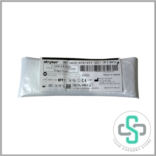 [5820-070-011] 5820-070-011 - STRYKER 1.1MM X 6.0MM STRAIGHT ROUTER 