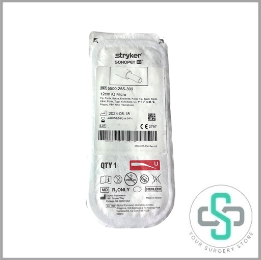 [5500-25S-309] 5500-25S-309 - STRYKER SONOPET IQ MICRO, 12CM 