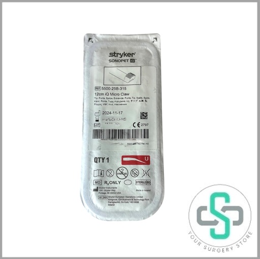 [5500-25B-315] 5500-25B-315 - STRYKER SONOPET 12CM IQ MICRO CLAW TIP