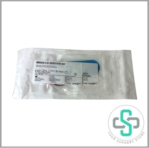 [AR-7288T] AR-7288T - ARTHREX TIGERTAPE STERNAL CLOSURE, 2MM, 36" WITH ATTACHED CONVENTIONAL CUTTING NEEDLE