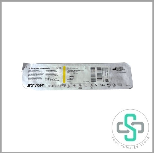 [0375-638-000] 0375-638-000 - STRYKER FORMULA ARTHROSCOPIC SHAVER BLADE AGGRESSIVE CUTTER, 3.5MM SMALL JOINT (YELLOW) 