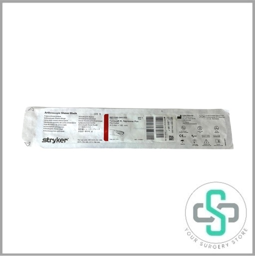 [0385-544-000] 0385-544-000 - STRYKER FORMULA XL AGGRESSIVE PLUS HIP CUTTER, 4.0MM X 180MM (RED) 