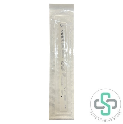 [AR-7209T] AR-7209T - ARTHREX TIGERSTICK WITH #2 TIGERWIRE BRAIDED POLYBLEND SUTURE, 50 INCHES, BLACK/WHITE, ONE END STIFFENED, 12 INCHES 