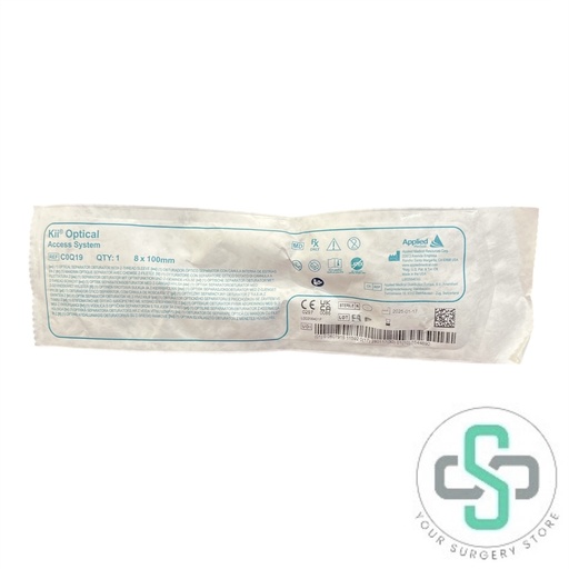 [C0Q19] C0Q19 - APPLIED MEDICAL Kii OPTICAL ACCESS SYSTEM SEPARATOR OBTURATOR WITH Z-THREAD SLEEVE, 8 X 100MM 