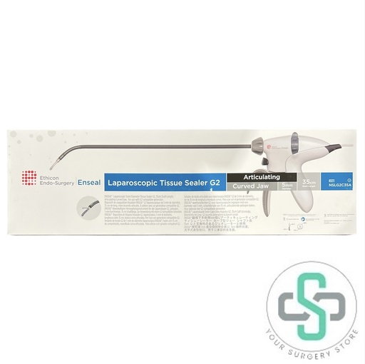 [NSLG2C35A] NSLG2C35A - ETHICON ENDO-SURGERY ENSEAL LAPAROSCOPIC 5MM DIAMETER TISSUE SEALER G2, 35CM SHAFT LENGTH, ARTICULATING CURVED JAW FOR USE WITH G2 COMPATIBLE GENERATOR