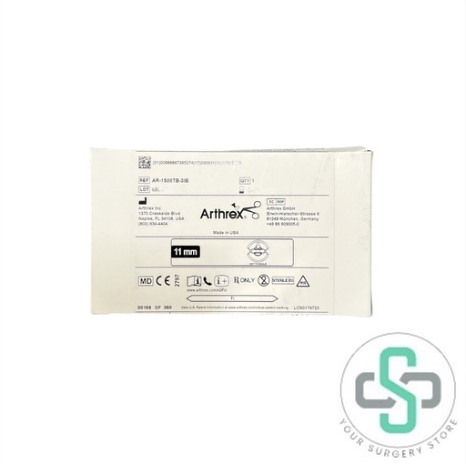[AR-1588TB-3IB] AR-1588TB-3IB - ARTHREX TIGHTROPE ABS BUTTON, ROUND, CONCAVE, 11MM, FOR INTERNAL BRACE TECHNIQUE