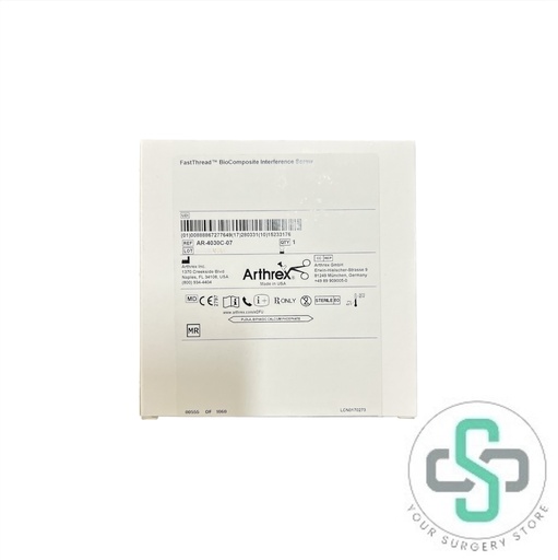 [AR-4030C-07] AR-4030C-07 - ARTHREX FASTTHREAD BIOCOMPOSITE INTERFERENCE SCREW, 7 X 30MM