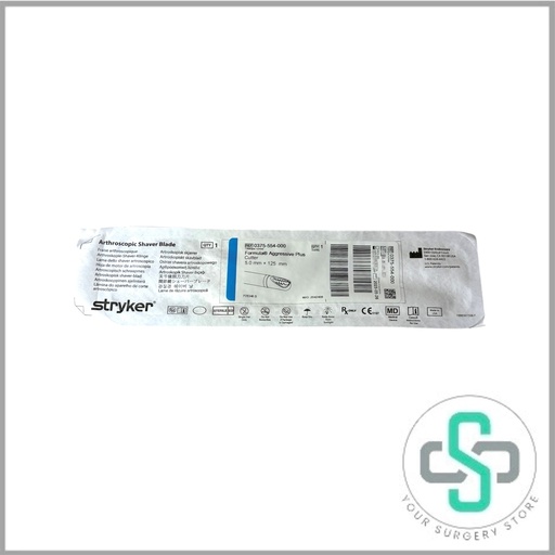 [0375-554-000] 0375-554-000 - STRYKER FORMULA ARTHROSCOPIC SHAVER BLADE AGGRESSIVE PLUS, 5.0MM X 125MM (BLUE)