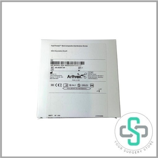 [AR-4020C-09] AR-4020C-09 - ARTHREX FASTTHREAD BIOCOMPOSITE INTERFERENCE SCREW WITH DISPOSABLE SHEATH, 9 X 20MM