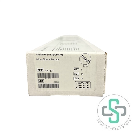 [471171] 471171 - INTUITIVE SURGICAL DA VINCI XI ENDOWRIST INSTRUMENTS MICRO BIPOLAR FORCEPS, 8MM (14 USES)