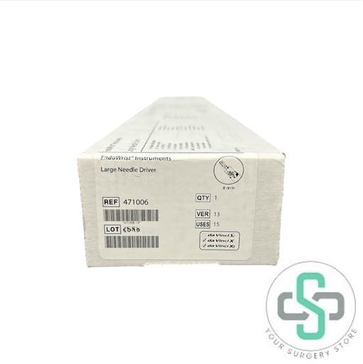 [471006] 471006 - INTUITIVE SURGICAL DA VINCI X/XI ENDOWRIST INSTRUMENTS LARGE NEEDLE DRIVER, 8MM (15 USES)